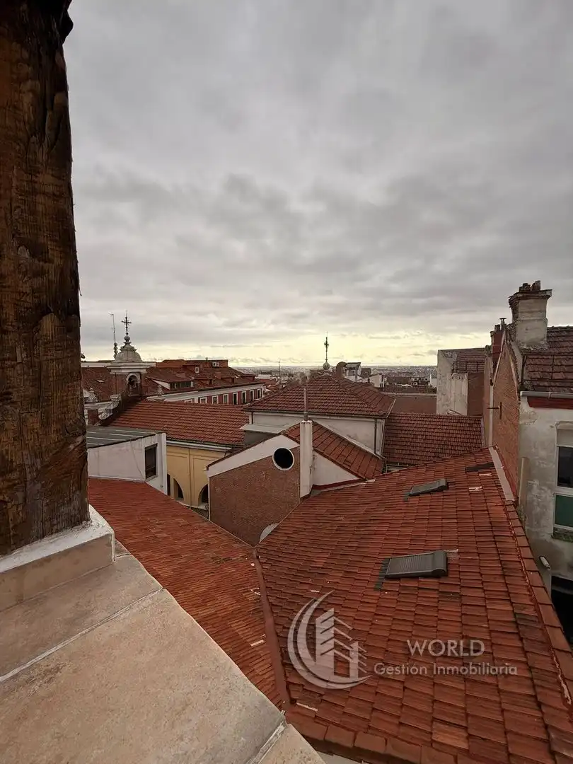 Außenansicht von Dachboden zur Miete in Madrid mit Klimaanlage, Heizung und Terrasse