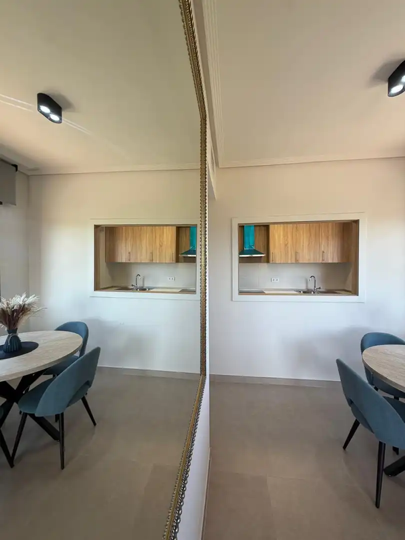 Kitchen of Flat for rent in Los Alcázares  with Heating, Terrace and Furnished