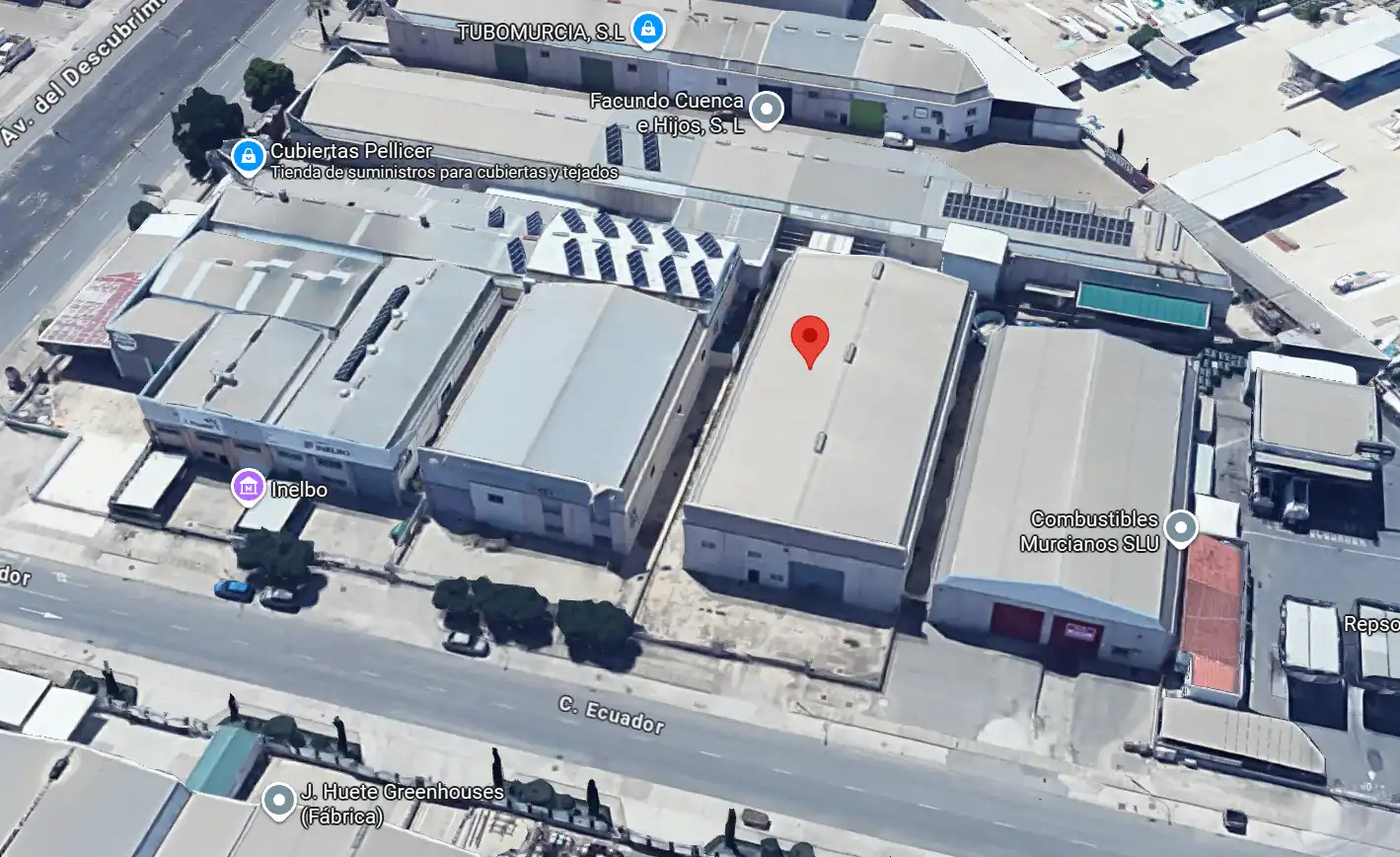 Außenansicht von Fabrikhallen zur Miete in Alcantarilla