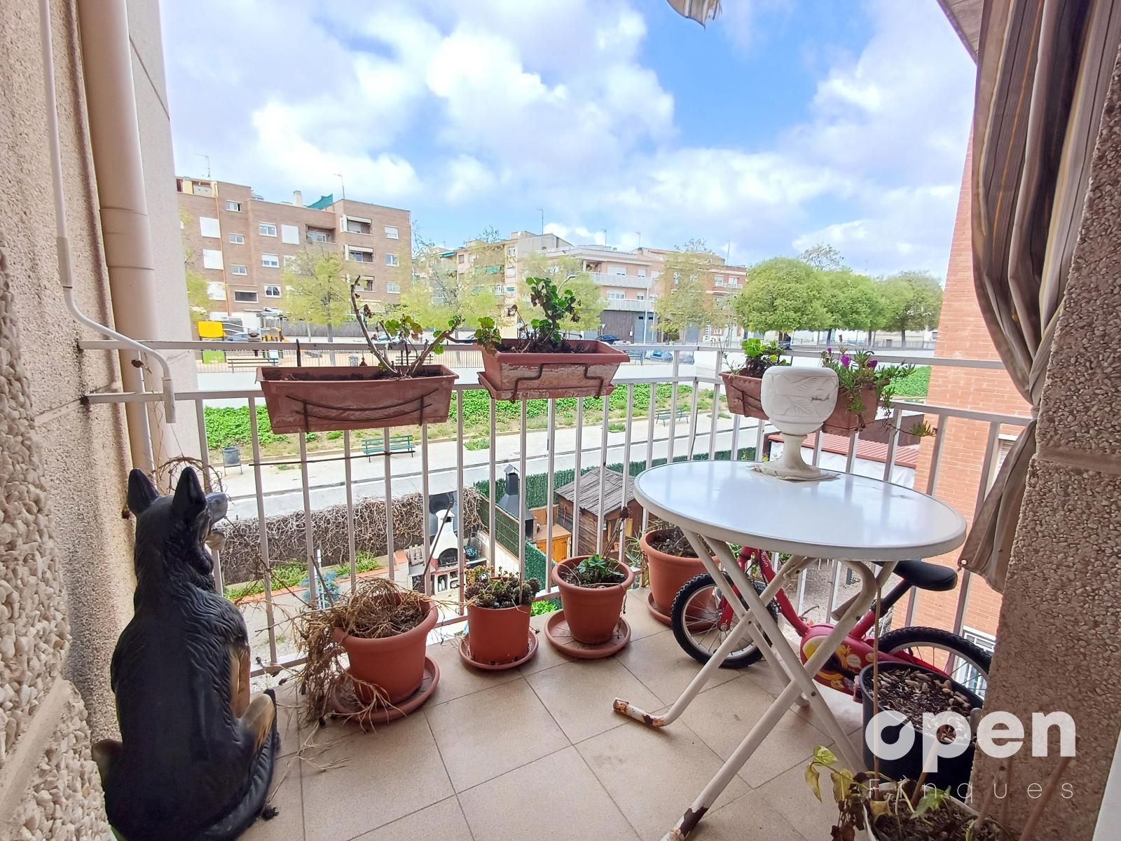 Balcony of Flat for sale in Terrassa  with Heating, Terrace and Storage room
