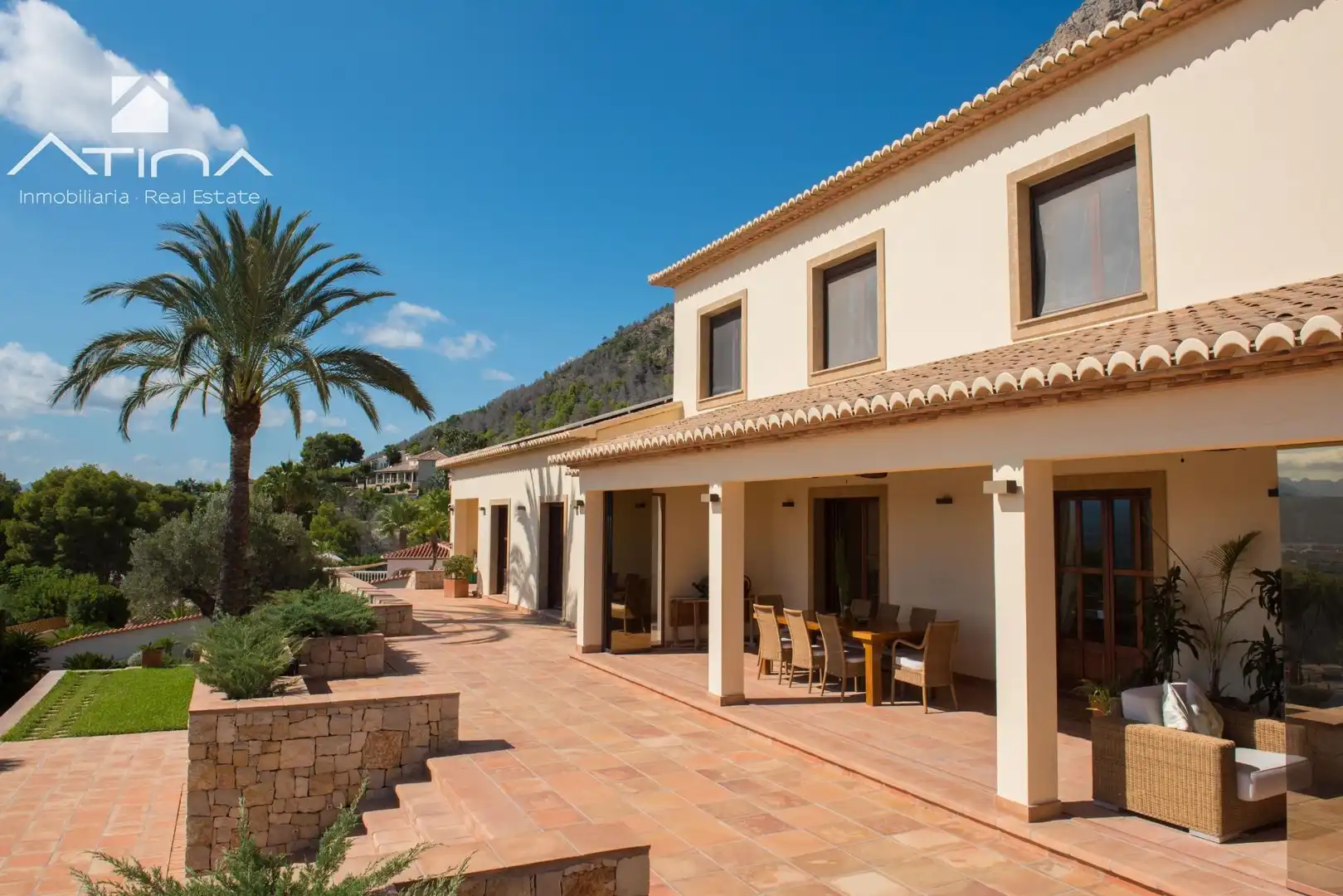 Vista exterior de Casa o chalet en venta en Jávea / Xàbia con Aire acondicionado, Jardín privado y Terraza