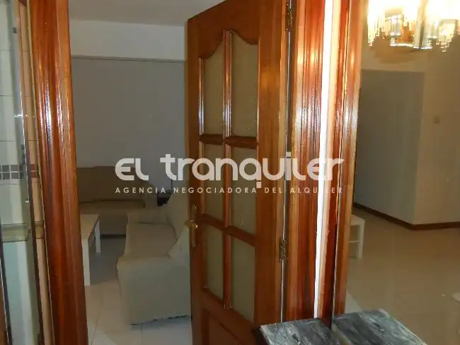 Sala d'estar de Pis de lloguer en Madrid amb Terrassa, Moblat i Rentadora