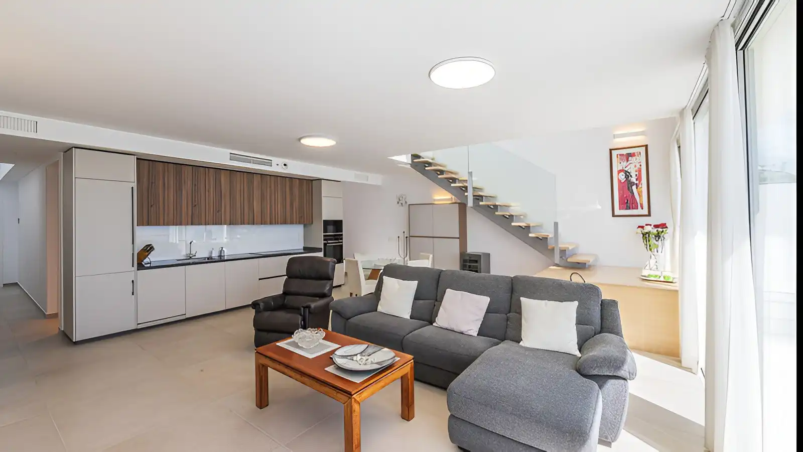 Living room of Attic for sale in Benalmádena  with Air Conditioner, Heating and Terrace