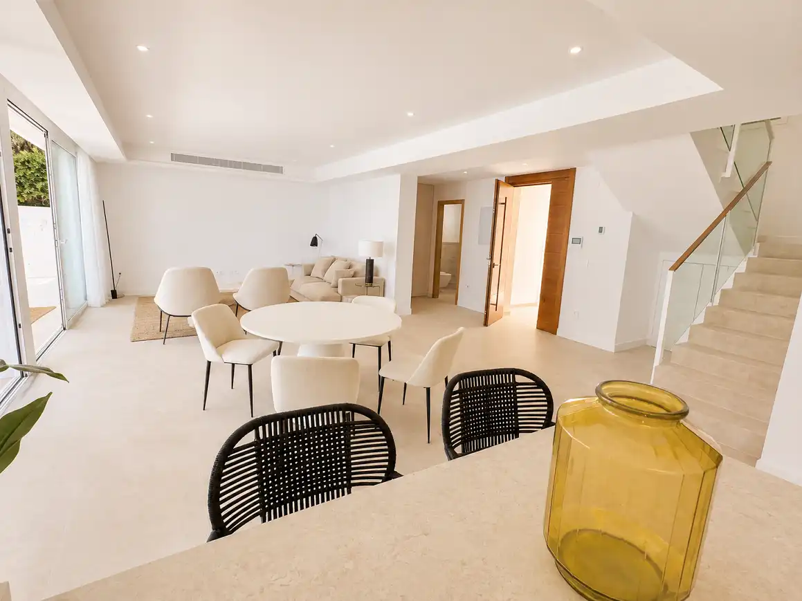 Sala de estar de Casa o chalet en venta en Altea con Aire acondicionado, Calefacción y Jardín privado