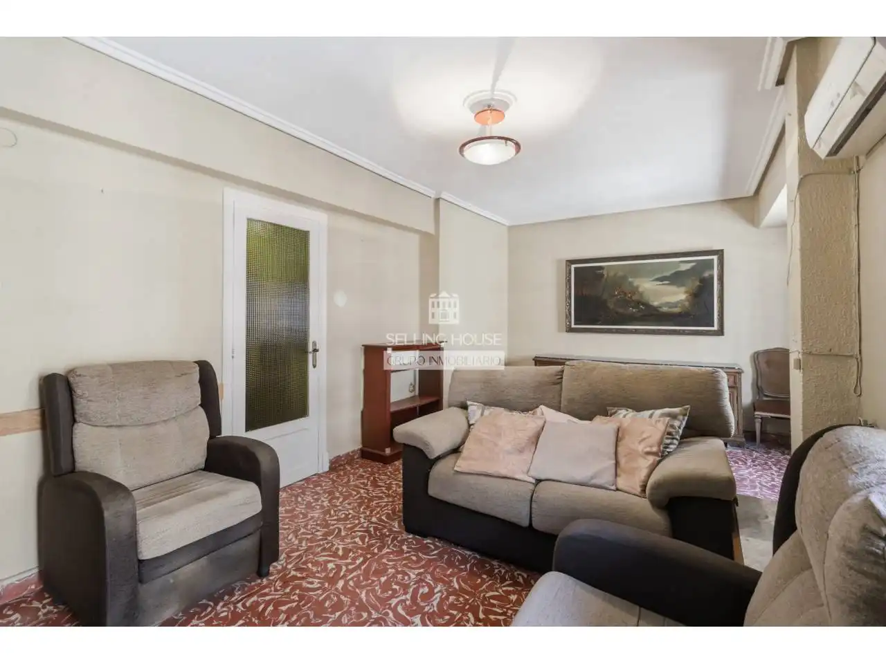 Sala de estar de Piso en venta en Valencia con Aire acondicionado y Balcón