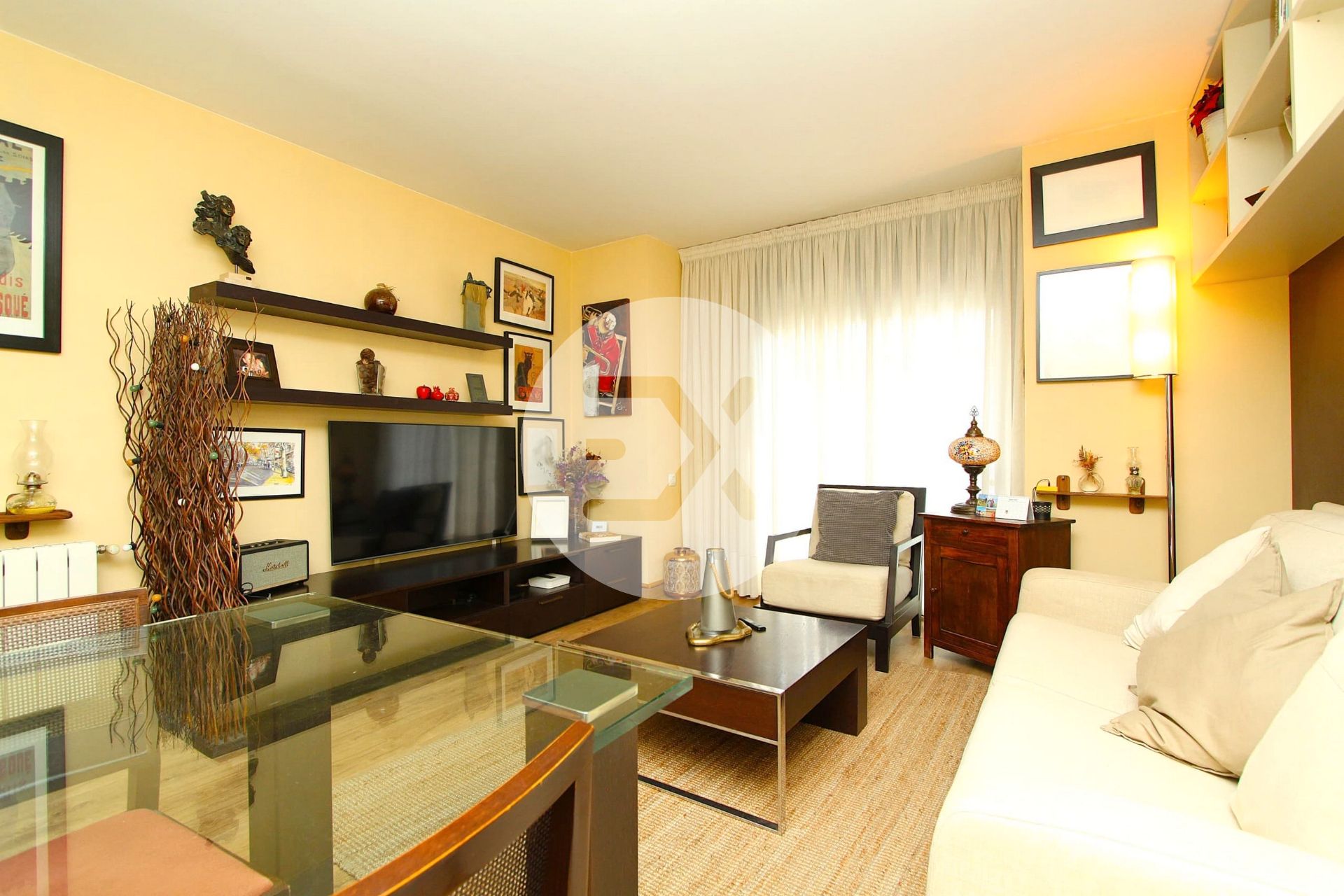 Living room of Duplex for sale in Castelldefels  with Air Conditioner, Heating and Parquet flooring
