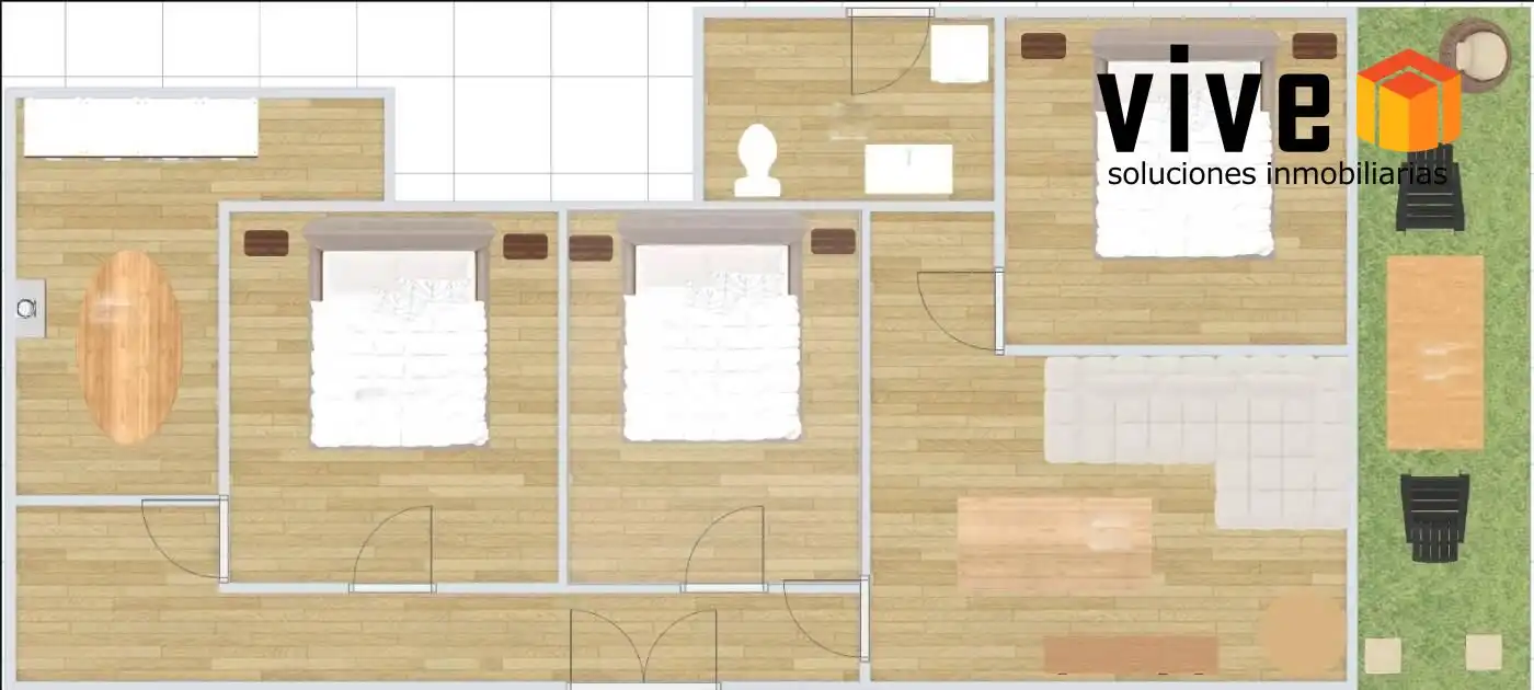 Piso en venta en  Sevilla Capital con Terraza y Amueblado