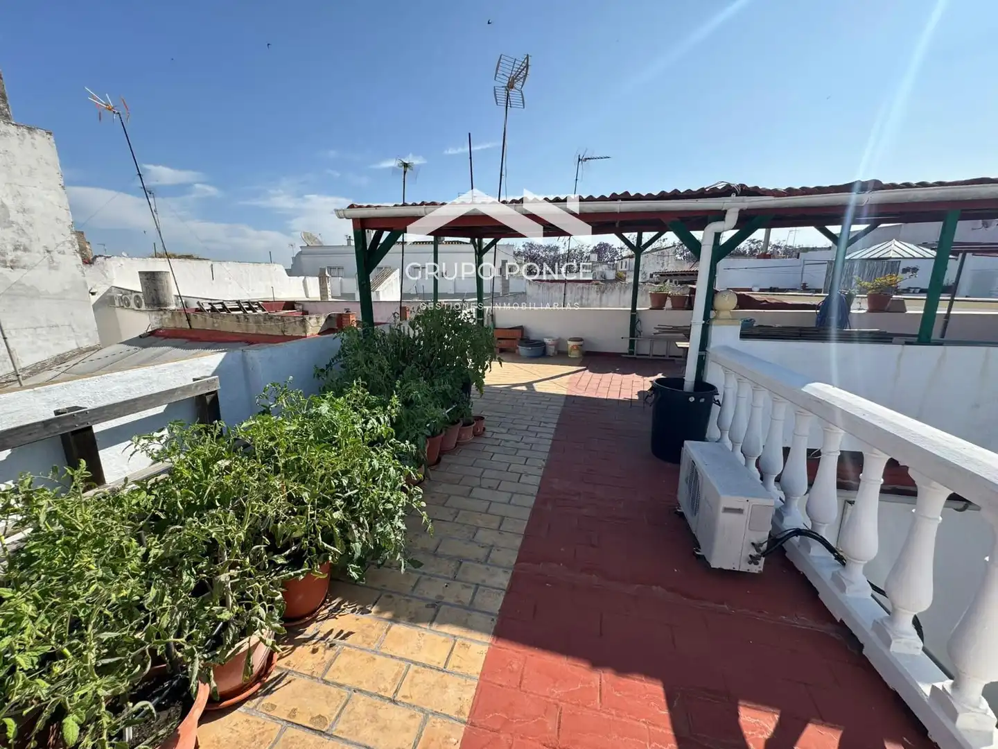 Terrace of Houses for sale in Jerez de la Frontera  with Air Conditioner, Private garden and Terrace