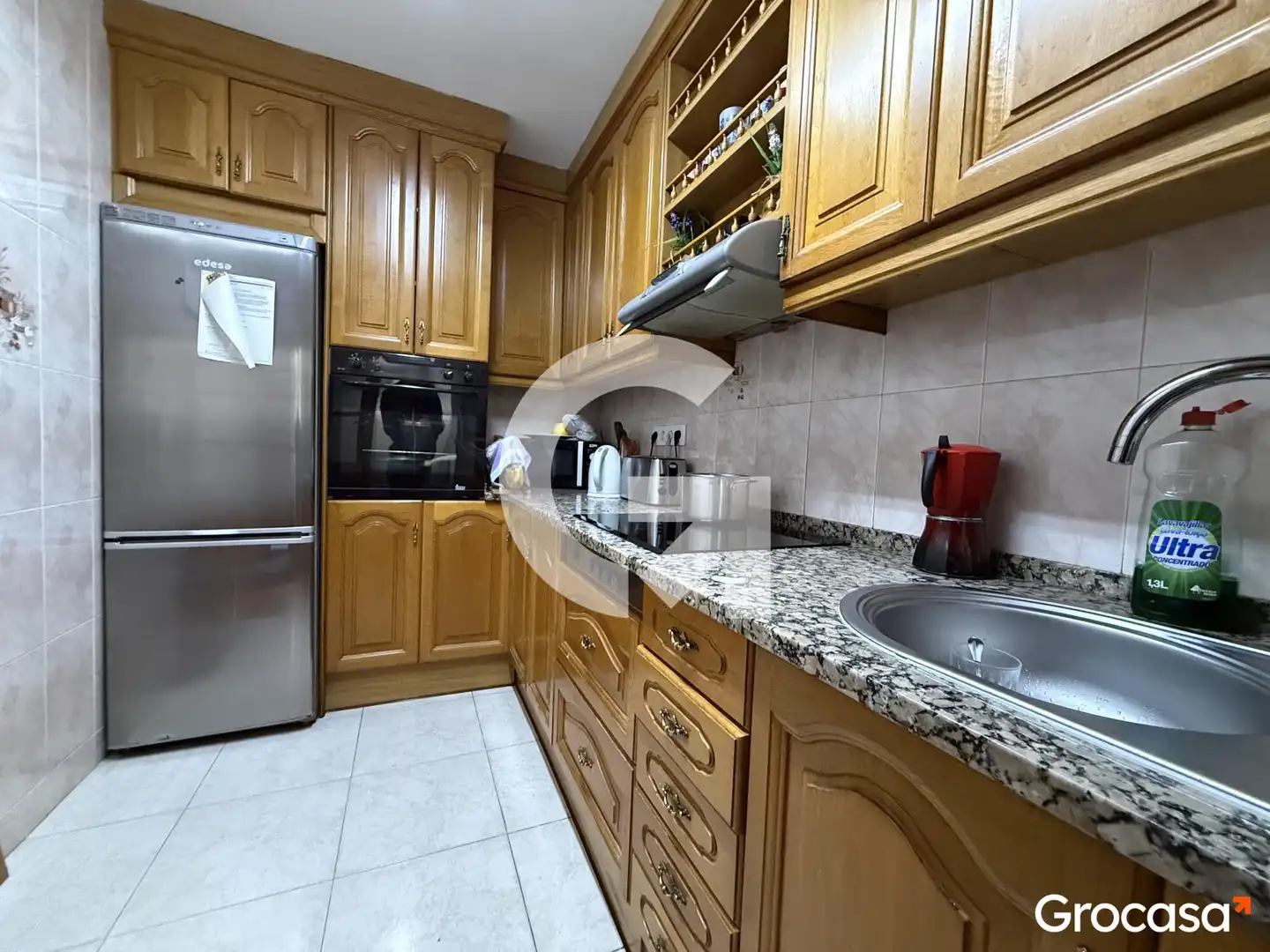 Kitchen of Flat for sale in Mataró  with Heating, Terrace and Storage room