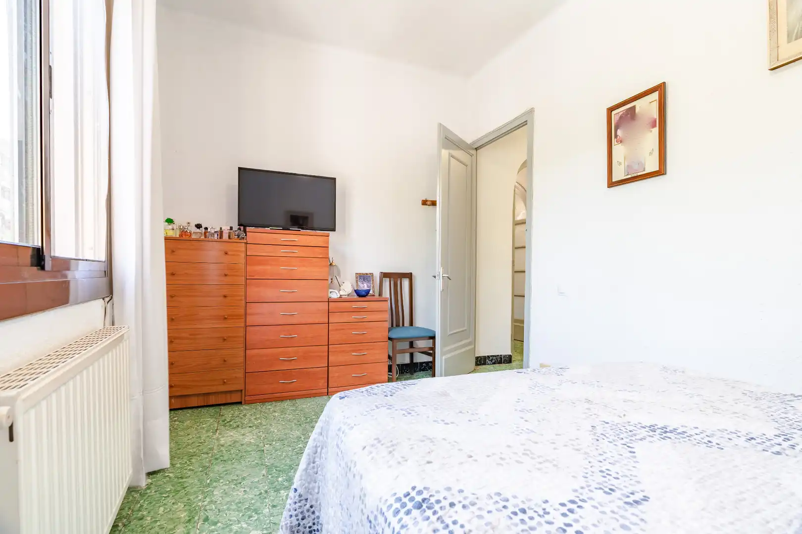 Schlafzimmer von Haus oder Chalet zum Verkauf in La Pobla de Mafumet mit Klimaanlage, Heizung und Privatgarten