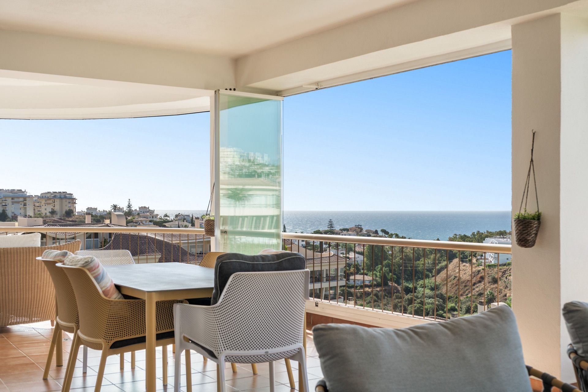 Terrace of Apartment for sale in Mijas  with Air Conditioner, Terrace and Swimming Pool