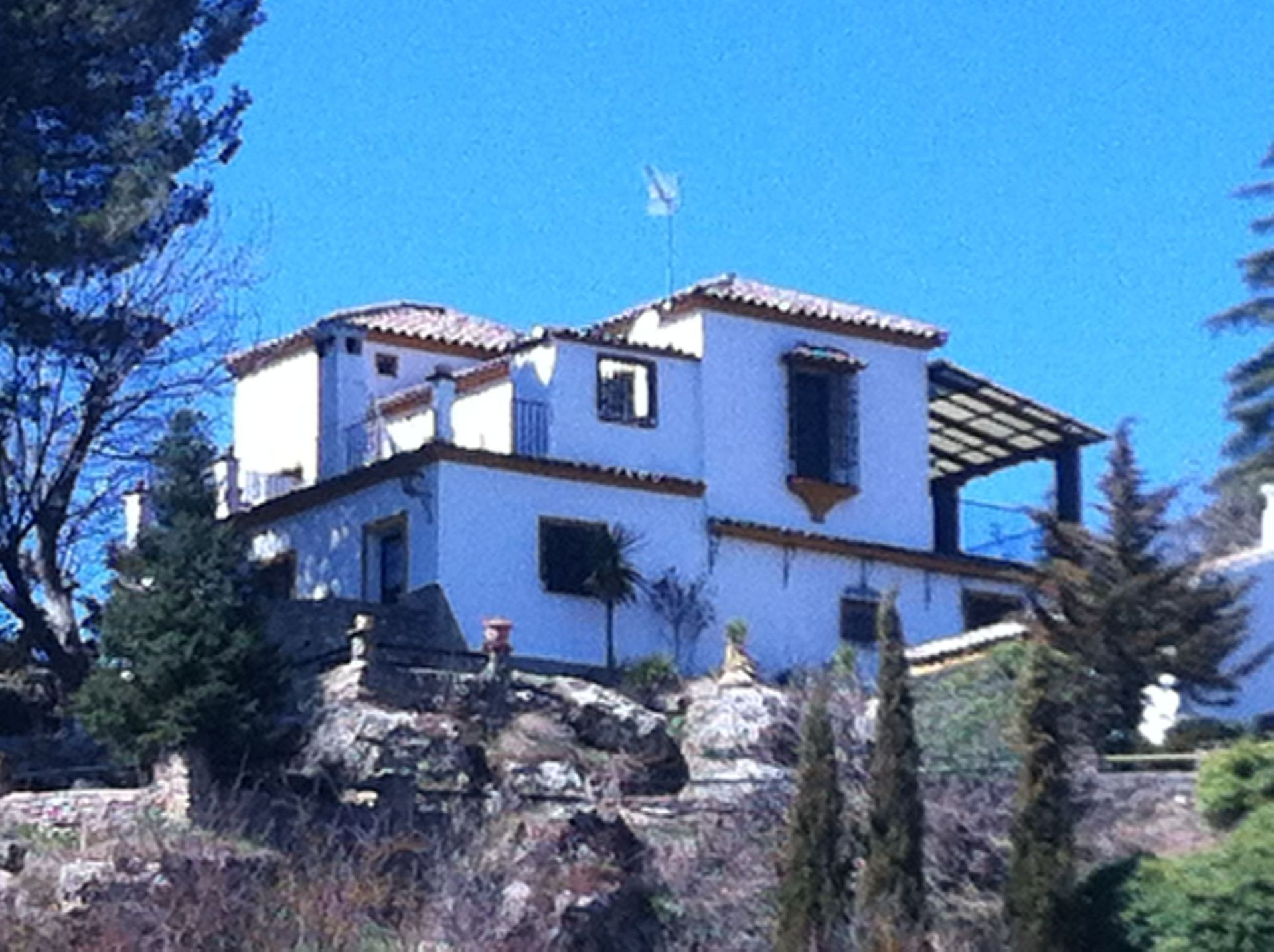 Vista exterior de Finca rústica en venda en Ronda amb Aire condicionat, Calefacció i Jardí privat