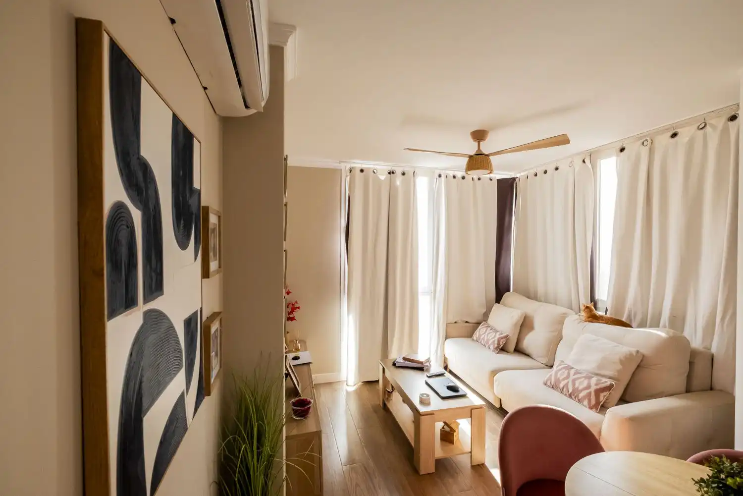 Sala de estar de Apartamento en venta en Málaga con Aire acondicionado, Calefacción y Trastero