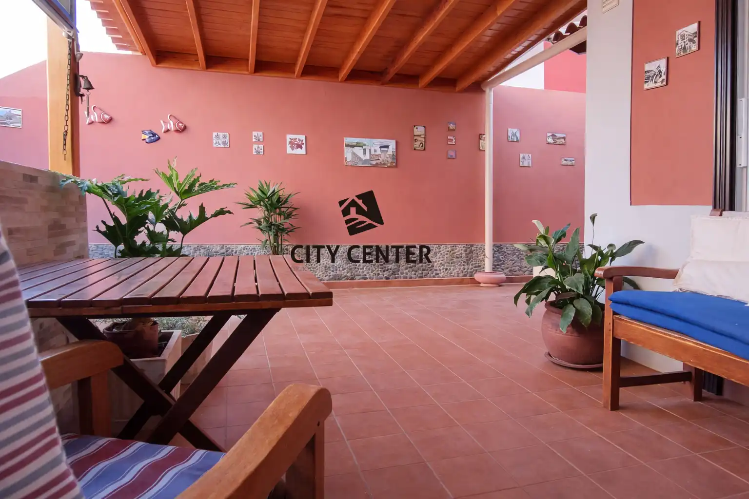 Terraza de Casa adosada en venta en Arona con Balcón