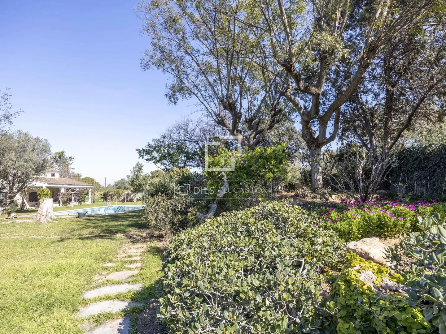 Jardín de Casa o chalet en venta en Godella con Aire acondicionado, Jardín privado y Terraza