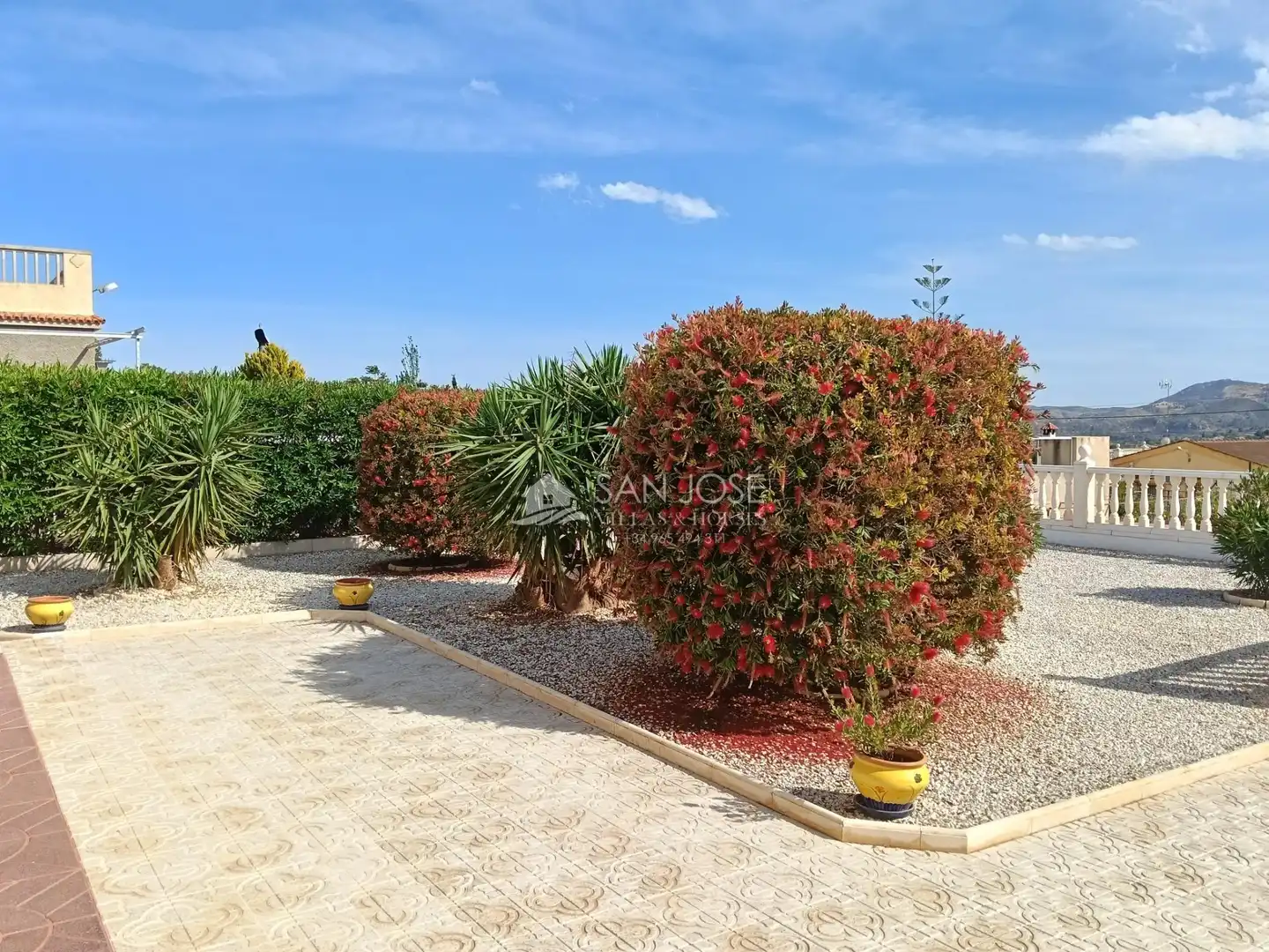 Terraza de Casa o chalet en venta en Aspe con Aire acondicionado, Calefacción y Jardín privado
