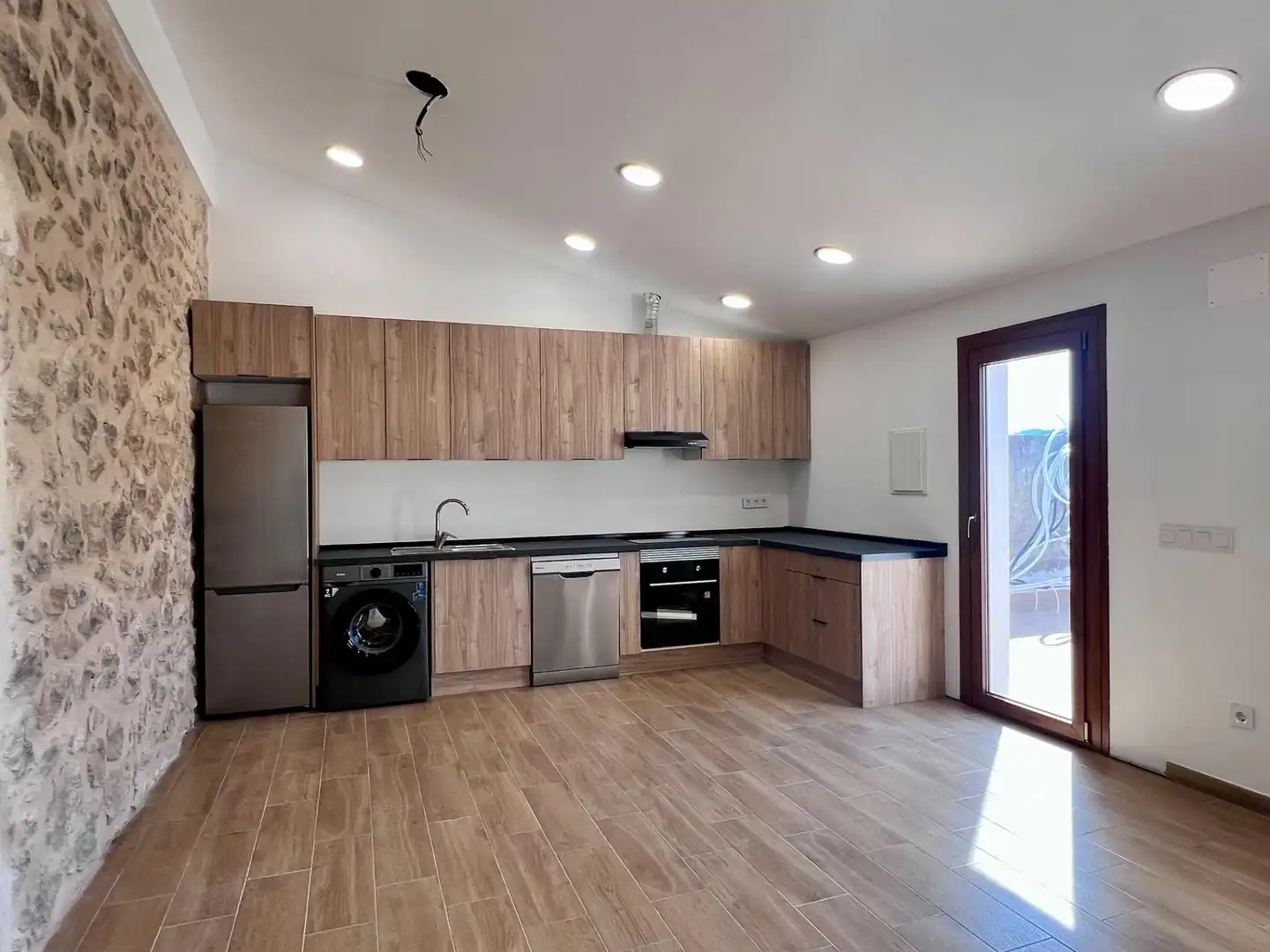 Kitchen of Flat for rent in Campanet  with Air Conditioner and Terrace