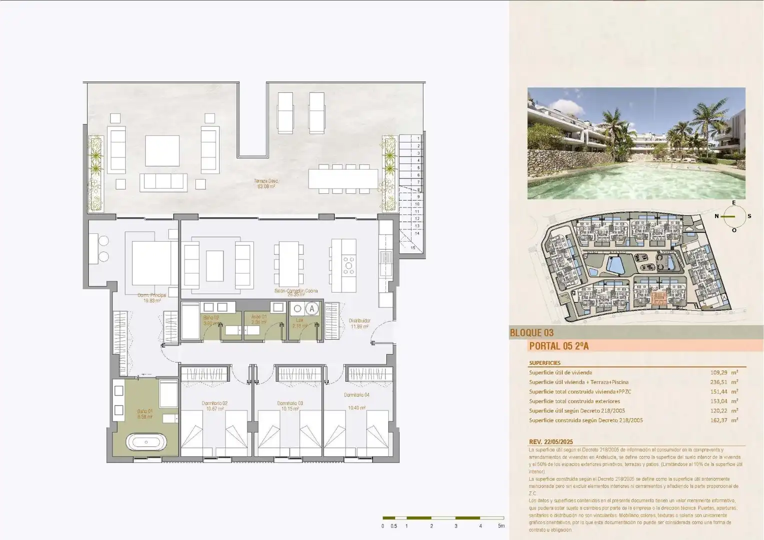 Apartment with pool for sale in Playa Bahía Dorada, imagen 43