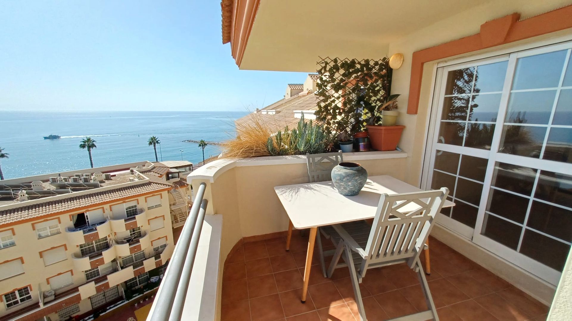 Balcony of Attic to rent in Benalmádena  with Air Conditioner, Heating and Terrace