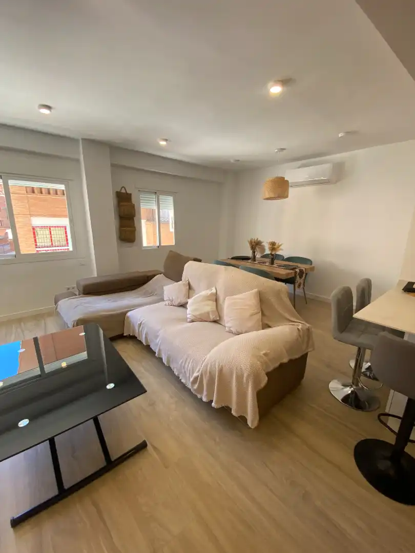 Living room of Apartments for rent in Málaga  with Air Conditioner, Furnished and Oven