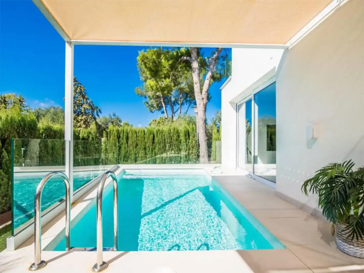 Piscina de Casa o xalet de lloguer en Alcúdia amb Aire condicionat, Piscina i Balcó
