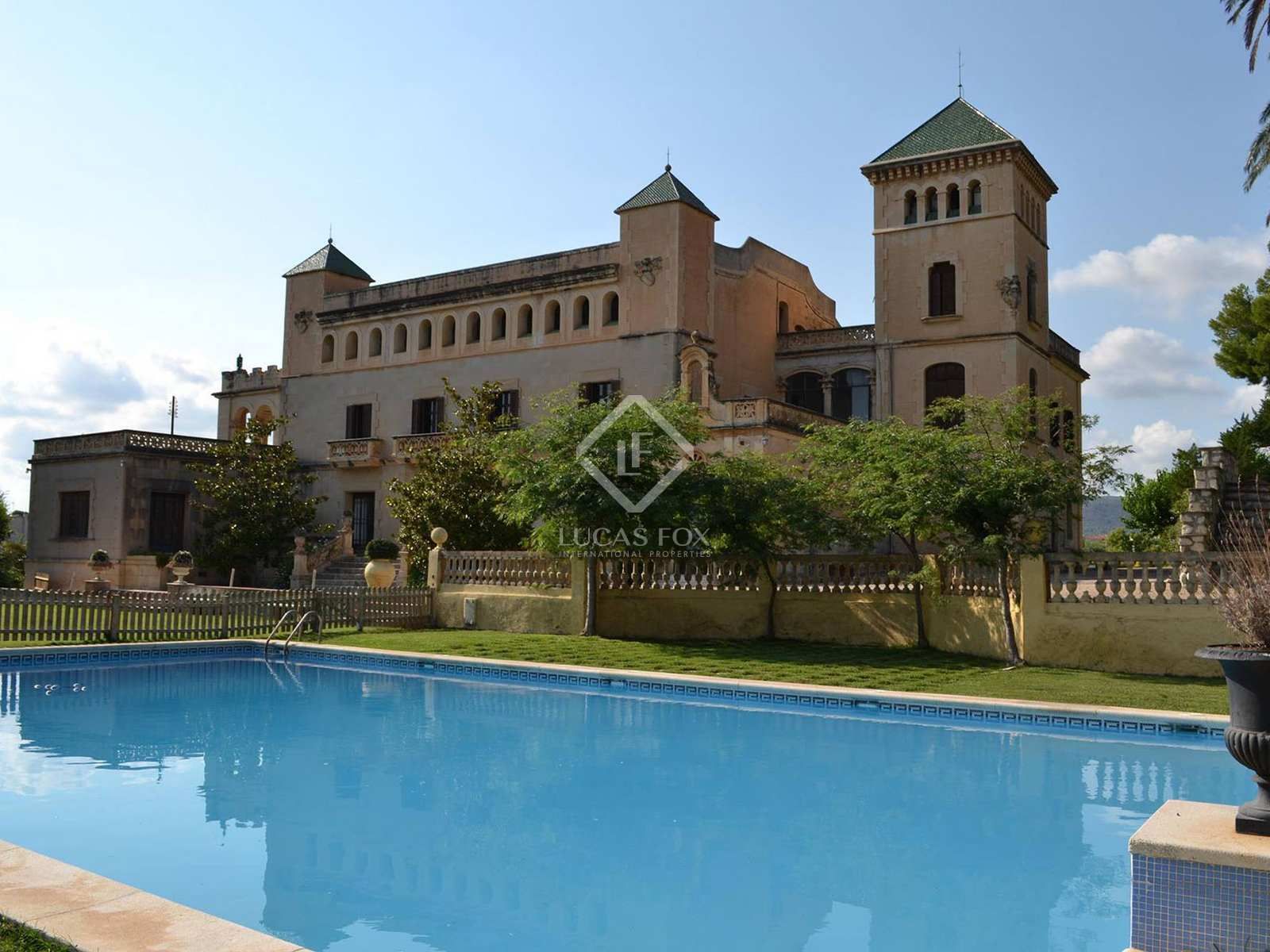 Vista exterior de Finca rústica en venta en Banyeres del Penedès con Jardín privado, Terraza y Piscina