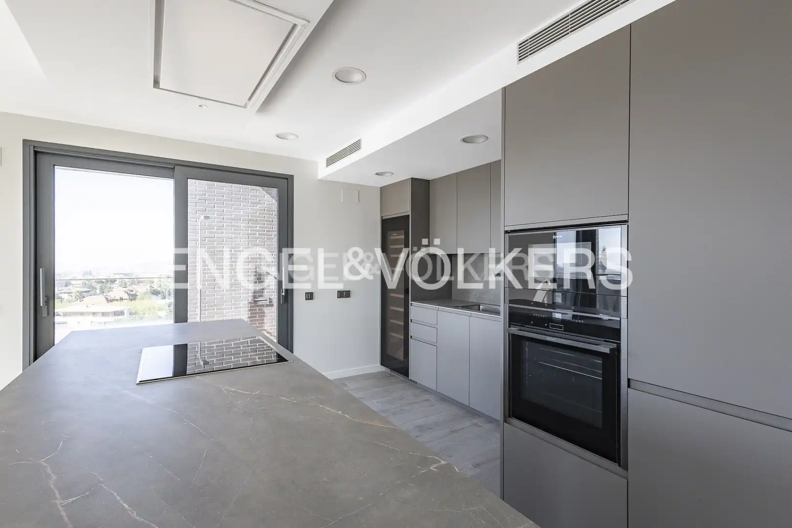 Cocina de Ático en venta en Esplugues de Llobregat con Aire acondicionado, Calefacción y Terraza
