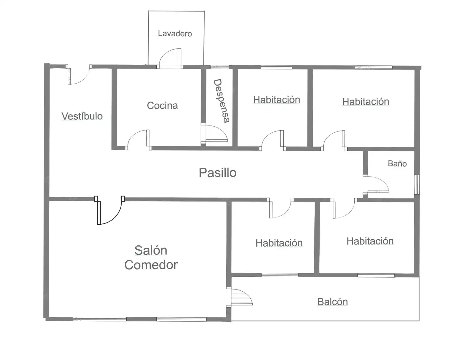 Piso en venta en Albalate de Cinca con Terraza