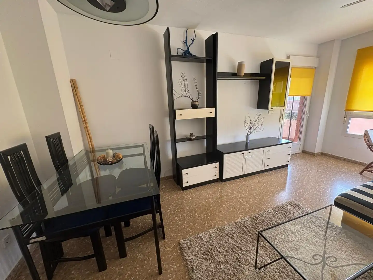 Sala d'estar de Pis de lloguer en Alicante / Alacant amb Jardí privat, Terrassa i Moblat
