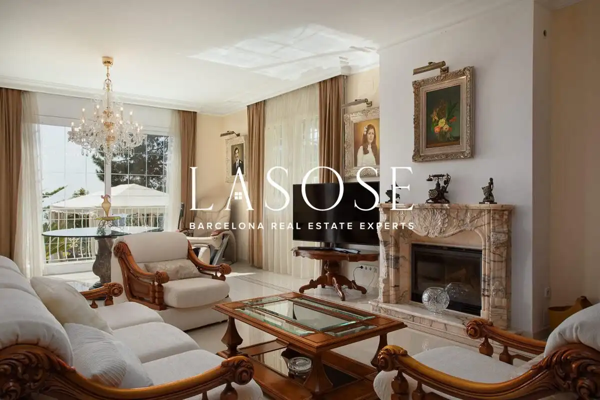 Living room of Houses for sale in Arenys de Munt  with Air Conditioner, Private garden and Terrace