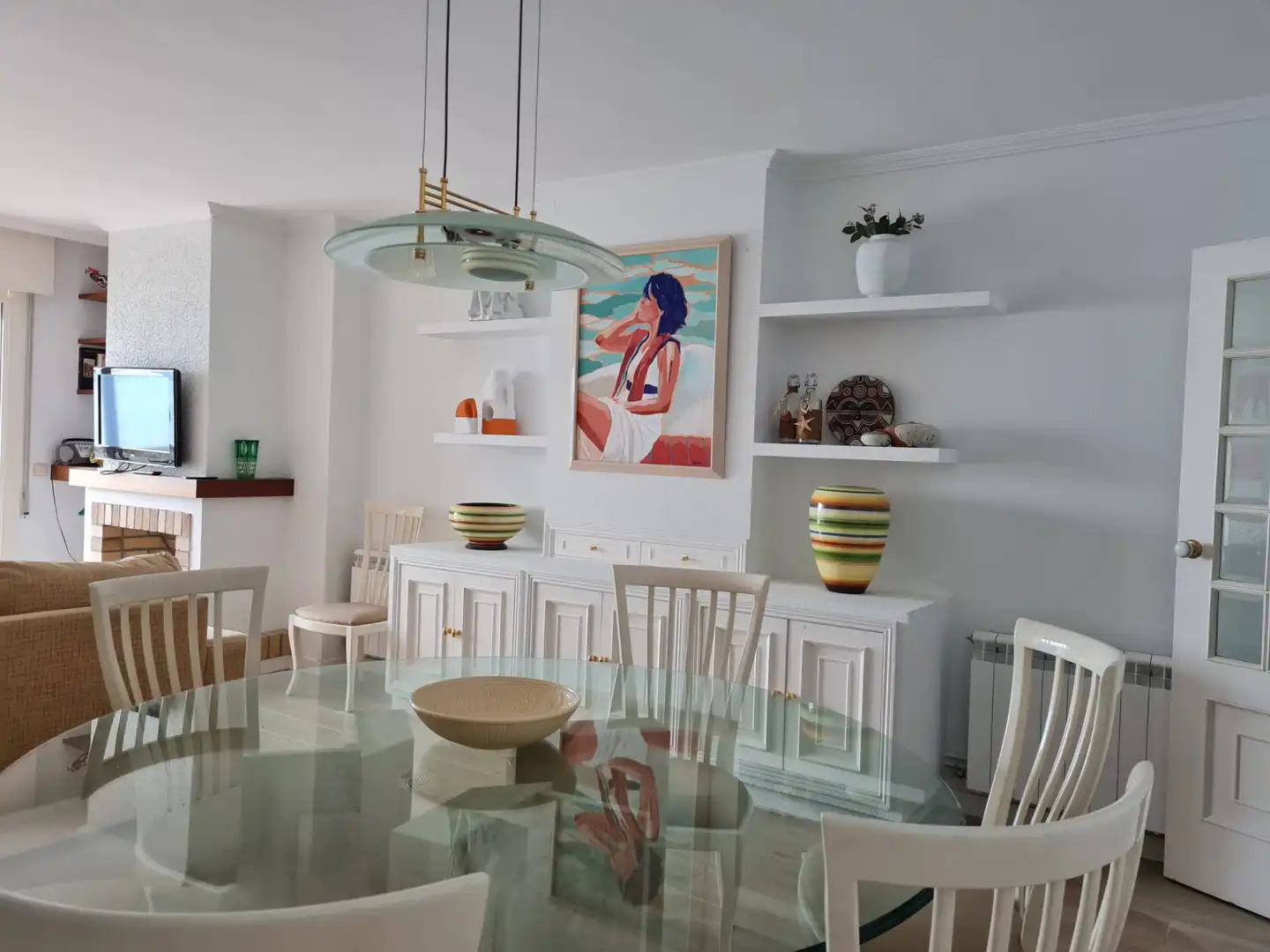 Comedor de Piso en venta en Sanxenxo con Calefacción, Terraza y Trastero