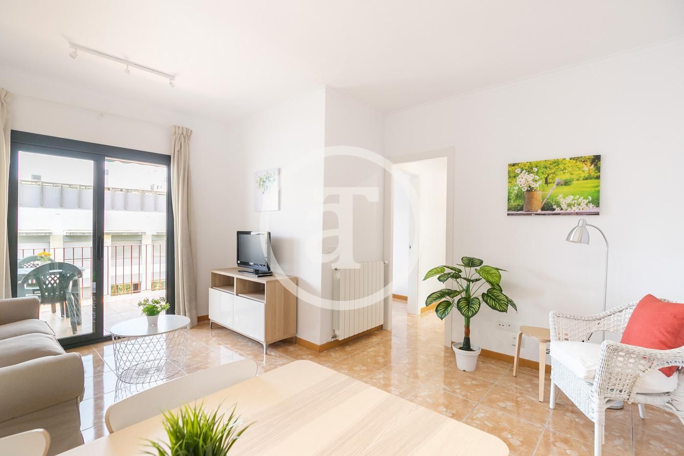 Vista exterior de Piso de alquiler en  Barcelona Capital con Aire acondicionado, Calefacción y Amueblado