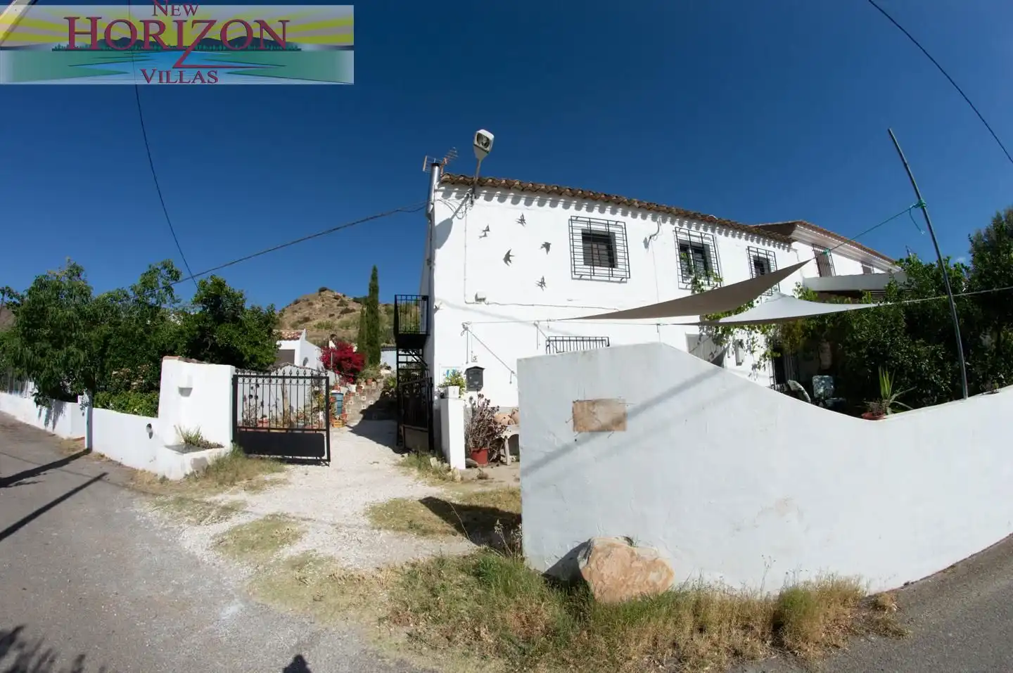 Exterior view of Houses for sale in Lubrín  with Private garden and Terrace