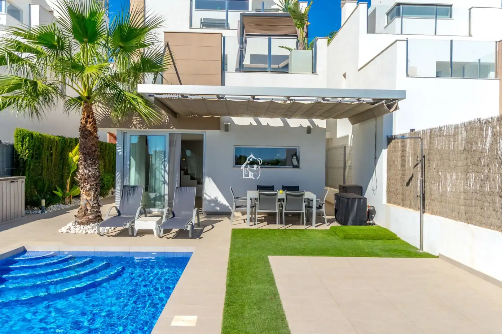 Terraza de Casa o chalet de alquiler en Guardamar del Segura con Aire acondicionado, Jardín privado y Terraza