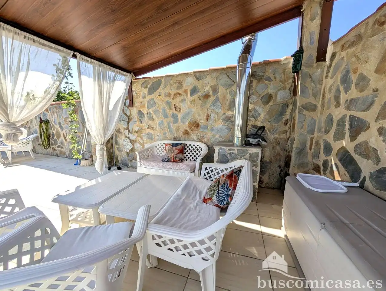 Terrassa de Finca rústica en venda en Linares amb Aire condicionat, Jardí privat i Terrassa
