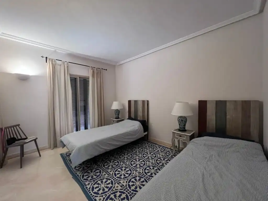 Schlafzimmer von Wohnungen zur Miete in Calvià mit Klimaanlage und Privatgarten