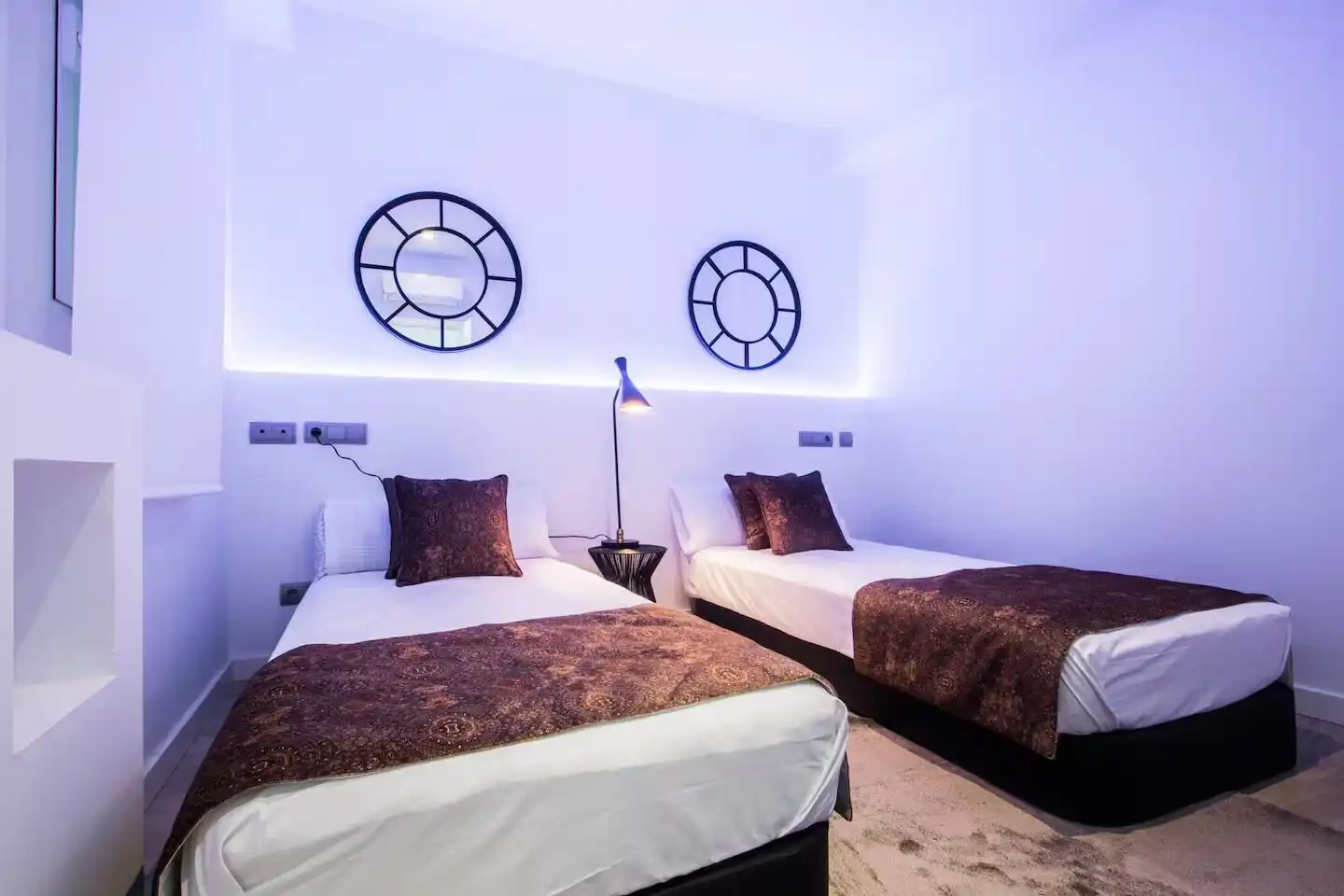 Schlafzimmer von Wohnung zur Miete in Viladecans mit Klimaanlage, Terrasse und Möbliert