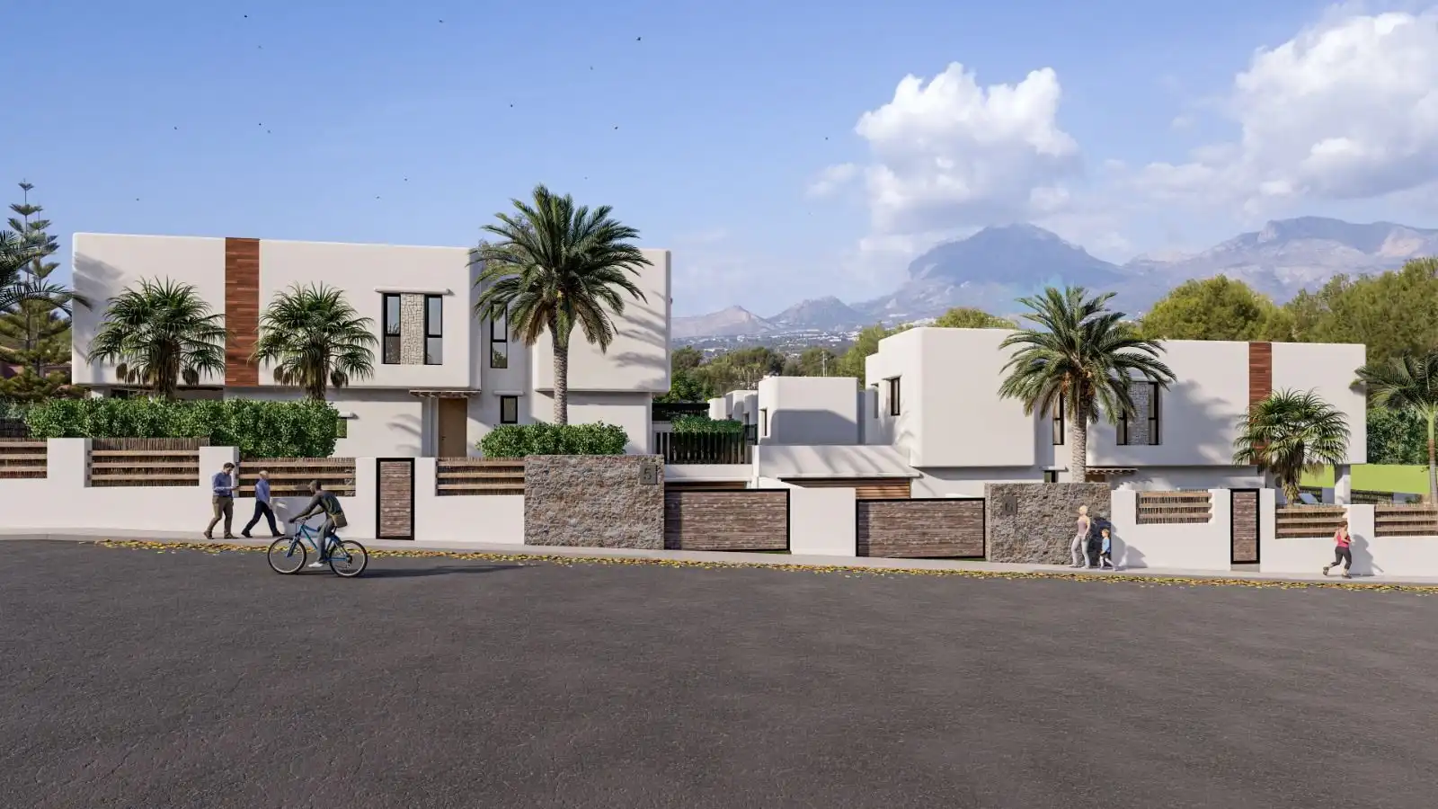 Vista exterior de Casa o xalet en venda en L'Alfàs del Pi amb Aire condicionat, Calefacció i Jardí privat