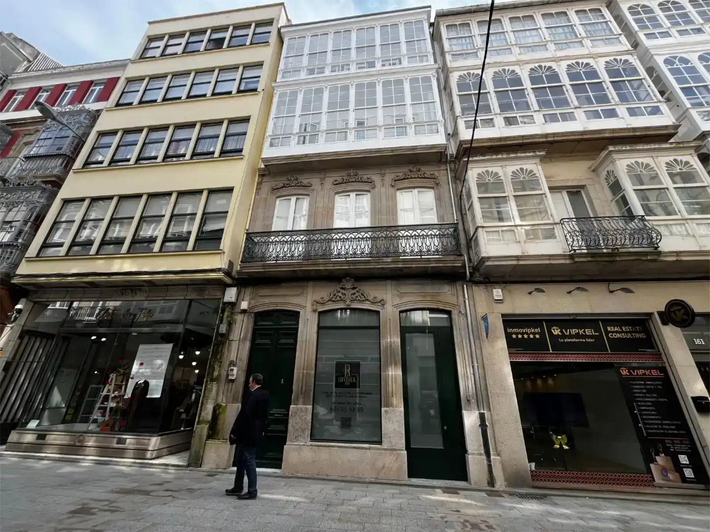 Vista exterior de Piso en venta en Ferrol con Balcón