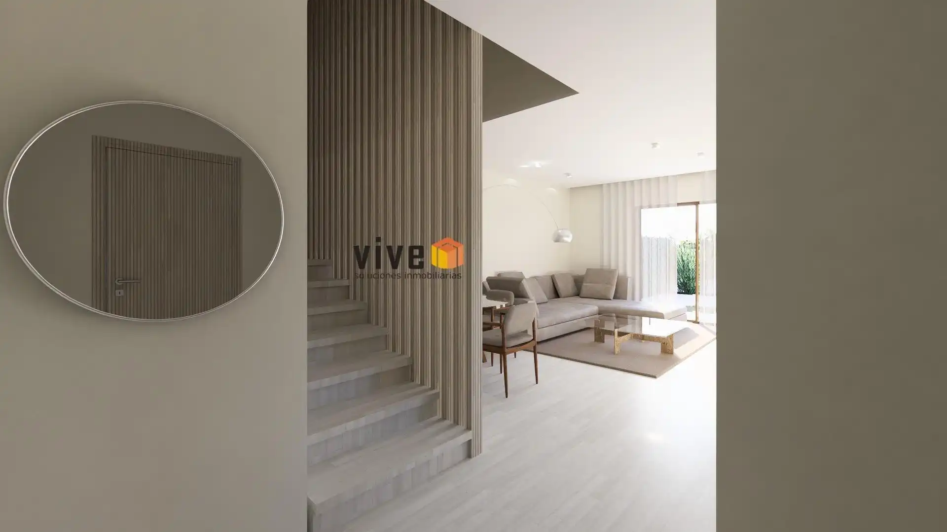 Sala d'estar de Casa adosada en venda en Mairena del Aljarafe amb Jardí privat, Terrassa i Piscina comunitària