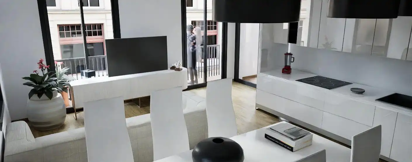 Sala de estar de Dúplex en venta en Palafrugell con Aire acondicionado, Calefacción y Terraza