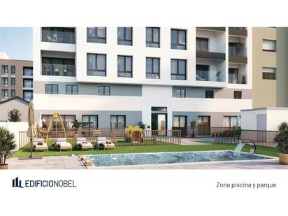 Vista exterior de Pis en venda en Vila-real amb Aire condicionat, Terrassa i Piscina