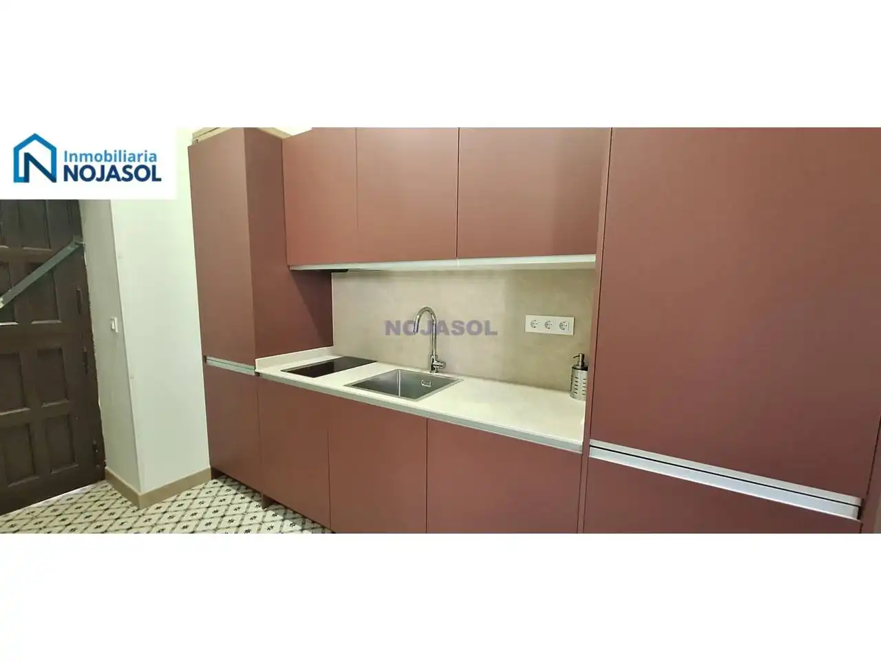 Cocina de Apartamento de alquiler en Solórzano con Calefacción y Terraza