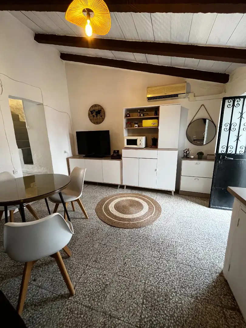 Cuina de Casa o xalet en venda en Sanlúcar de Guadiana amb Aire condicionat, Moblat i Forn