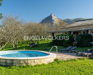 Vista exterior de Casa o xalet en venda en Zaldibia amb Aire condicionat, Calefacció i Jardí privat