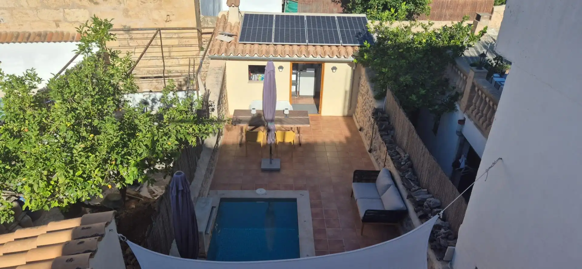 Terraza de Finca rústica en venta en Alaró con Aire acondicionado, Calefacción y Terraza