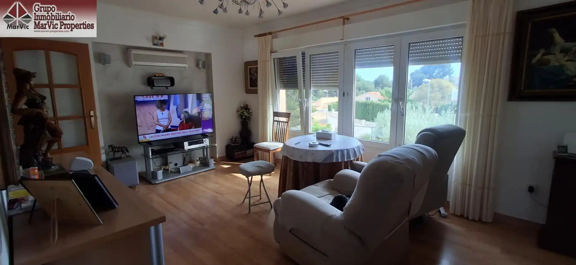 Sala d'estar de Casa o xalet en venda en La Nucia