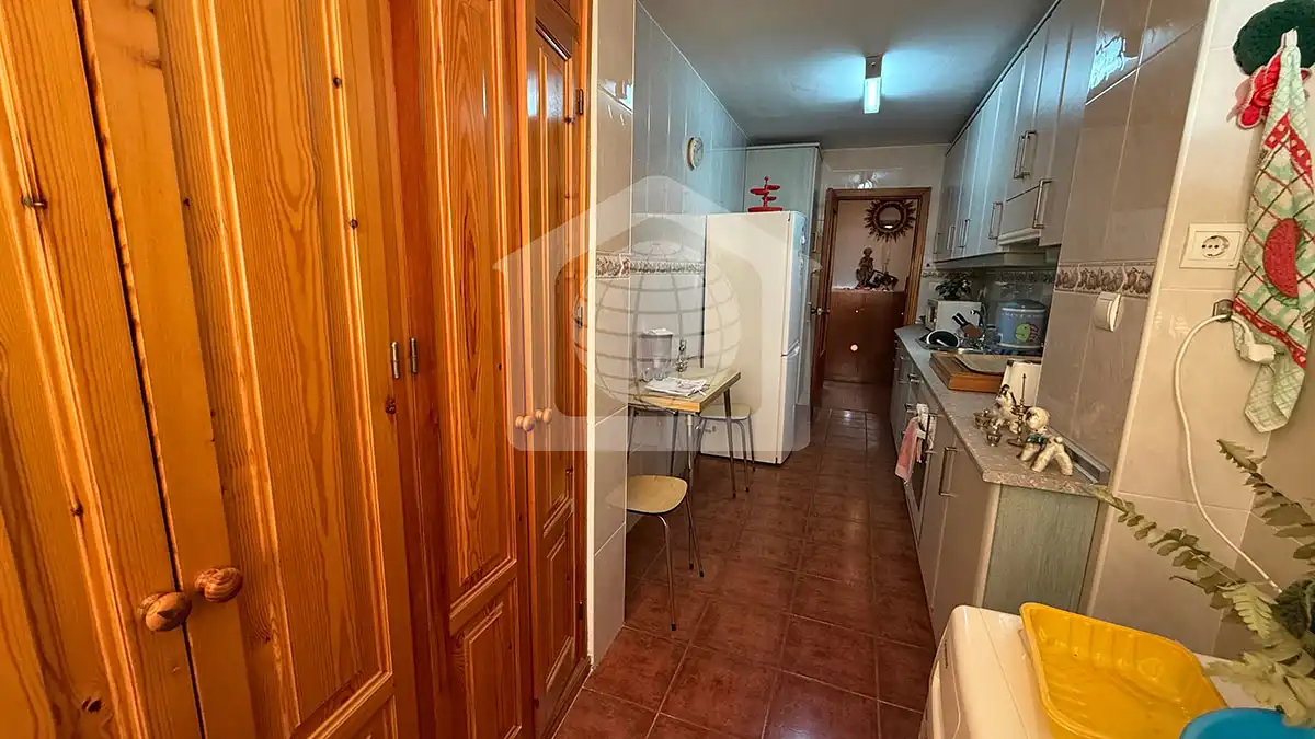 Kitchen of Flat for sale in Málaga  with Terrace and Furnished