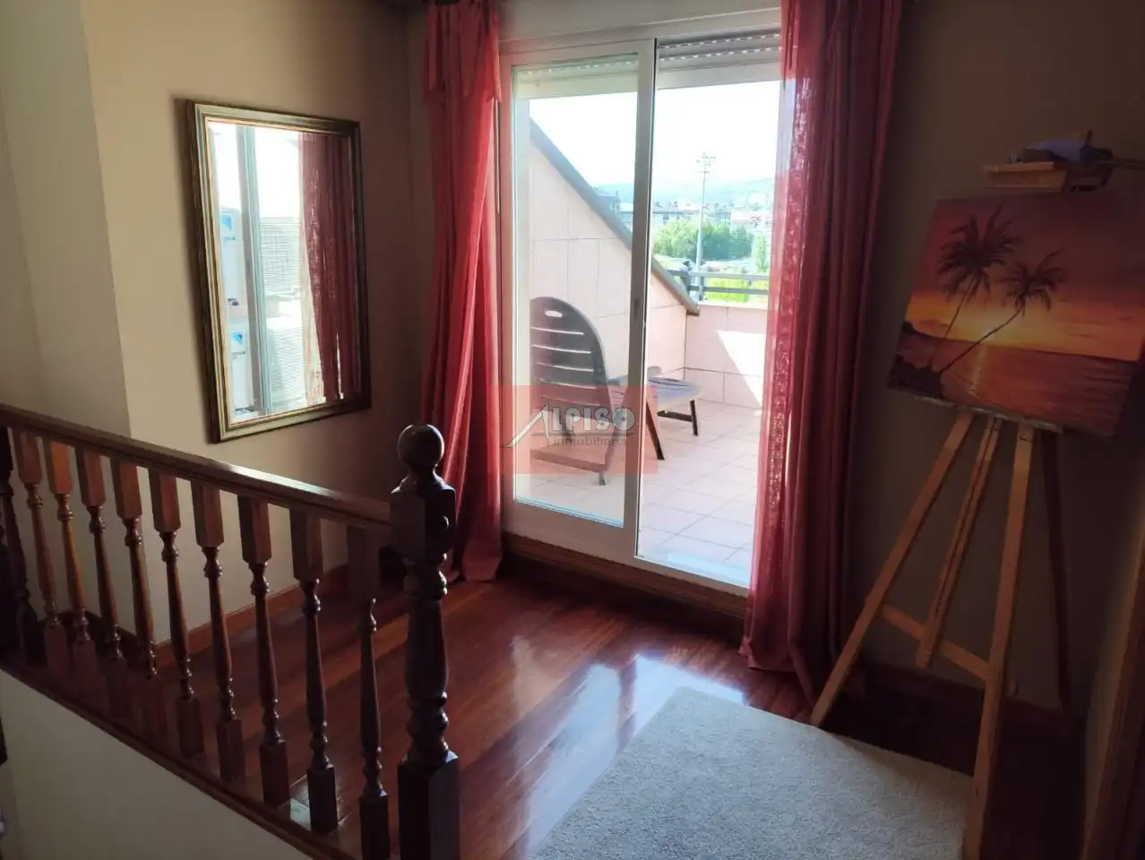Balcony of Duplexes for rent in Ourense Capital   with Air Conditioner, Heating and Parquet flooring