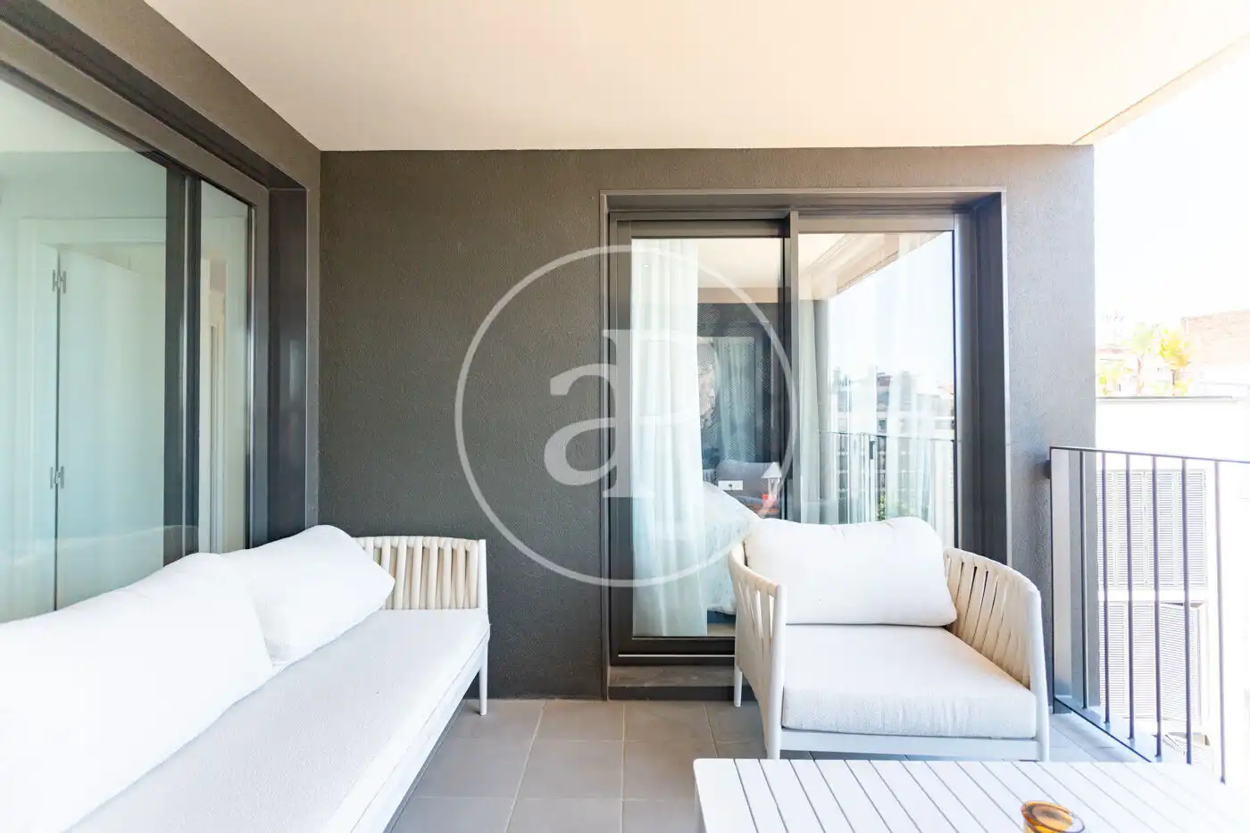 Terraza de Ático de alquiler en Barcelona con Aire acondicionado, Calefacción y Terraza